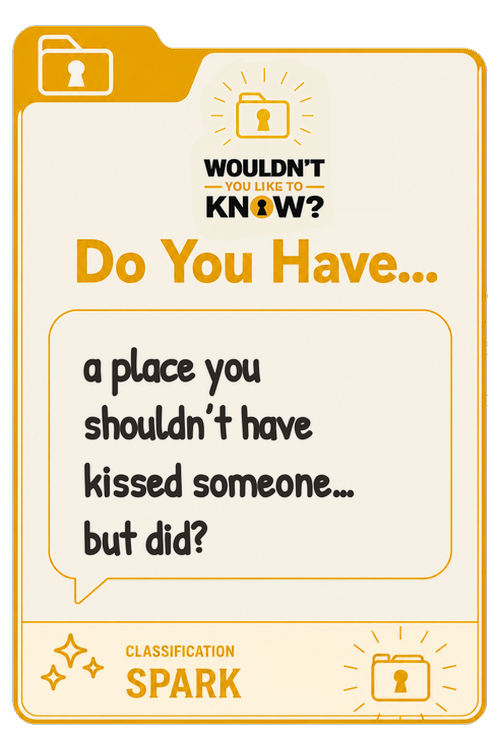 Spark prompt card: do you have a moment you felt the most drawn to me?
